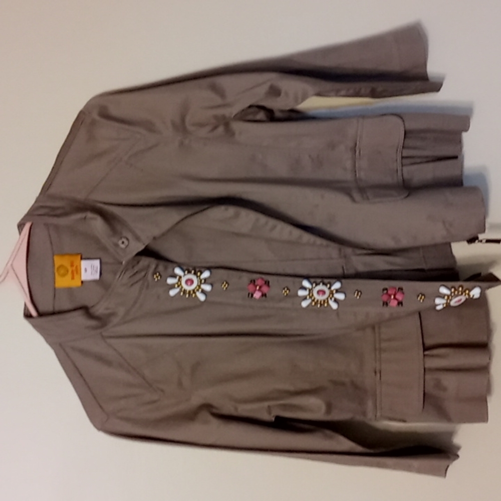Ruby Rd. Beaded Jacket Size 6P - Picture 2 of 4